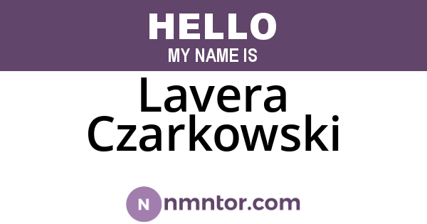 Lavera Czarkowski