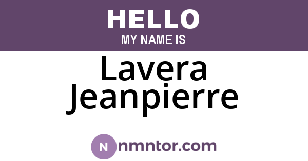 Lavera Jeanpierre