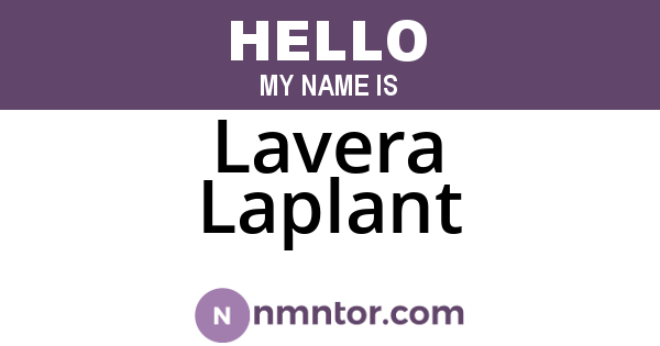 Lavera Laplant