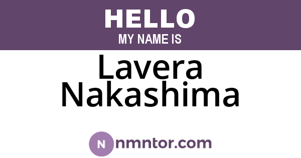 Lavera Nakashima