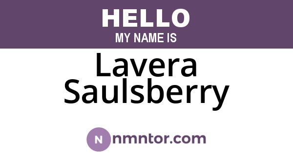 Lavera Saulsberry