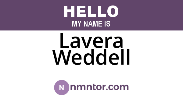 Lavera Weddell