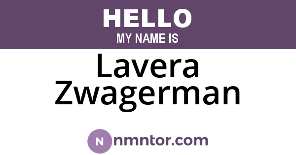 Lavera Zwagerman
