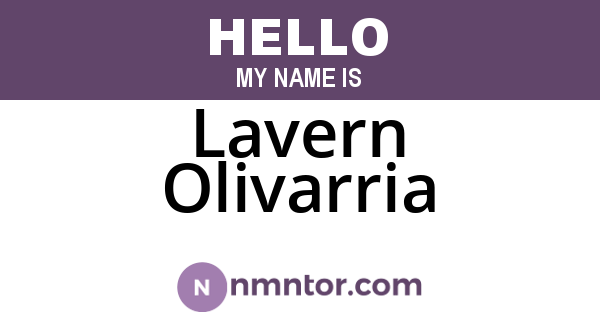 Lavern Olivarria