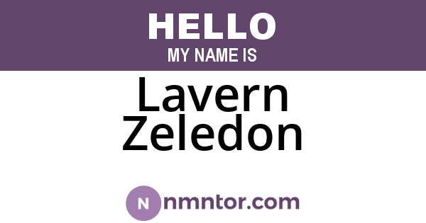 Lavern Zeledon