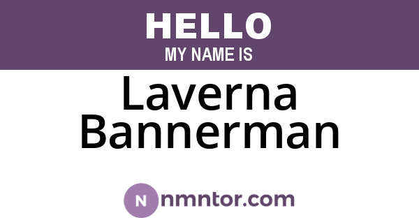 Laverna Bannerman