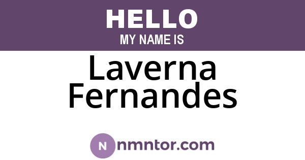 Laverna Fernandes