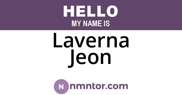 Laverna Jeon
