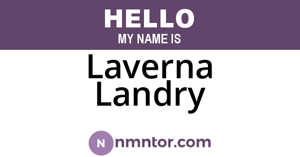 Laverna Landry