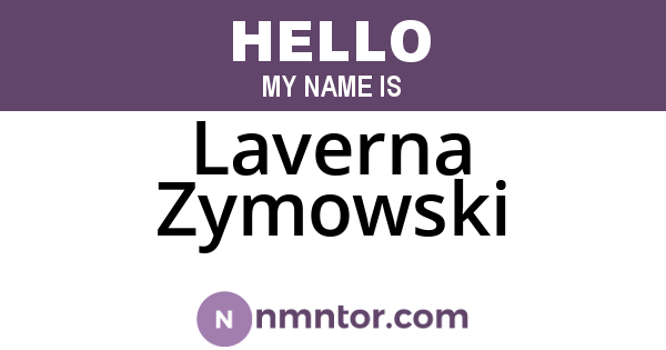 Laverna Zymowski