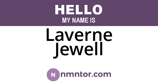 Laverne Jewell