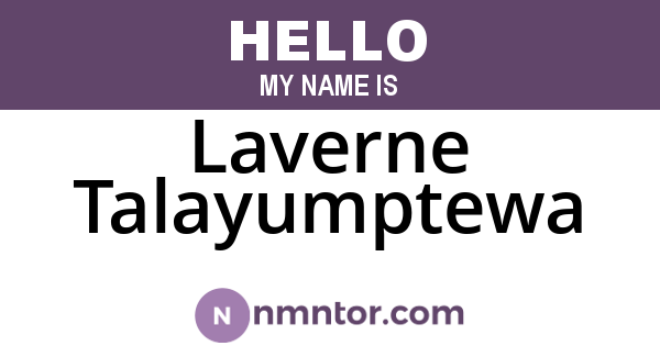 Laverne Talayumptewa