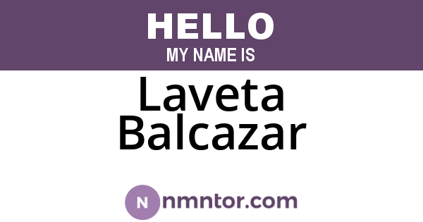 Laveta Balcazar