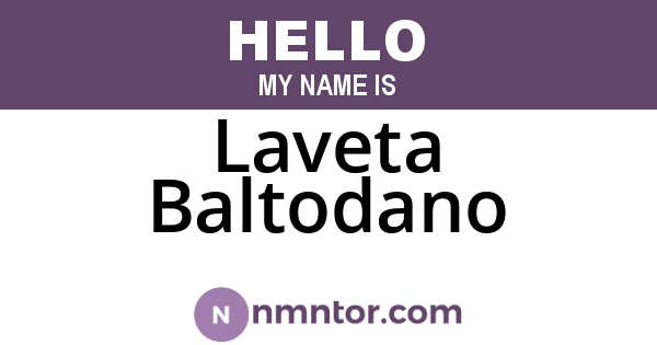 Laveta Baltodano