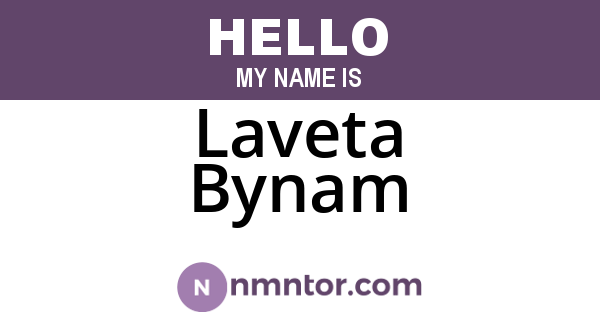 Laveta Bynam