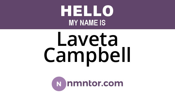 Laveta Campbell