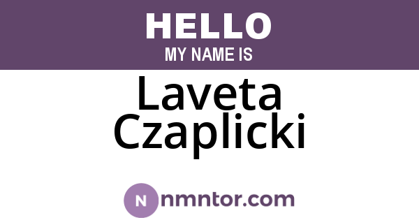 Laveta Czaplicki