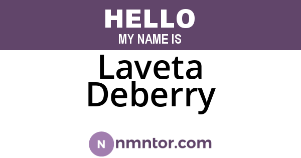 Laveta Deberry