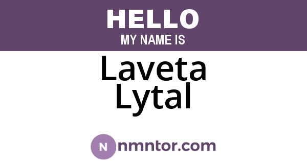 Laveta Lytal