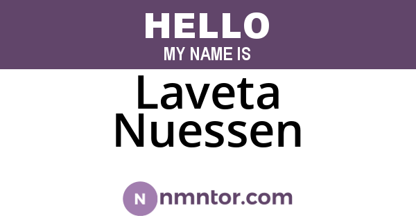 Laveta Nuessen