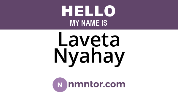 Laveta Nyahay