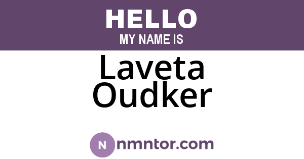 Laveta Oudker