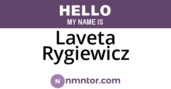 Laveta Rygiewicz