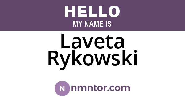 Laveta Rykowski