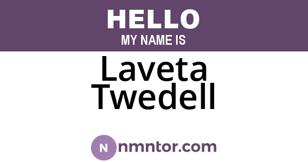Laveta Twedell