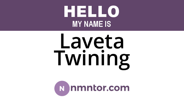 Laveta Twining