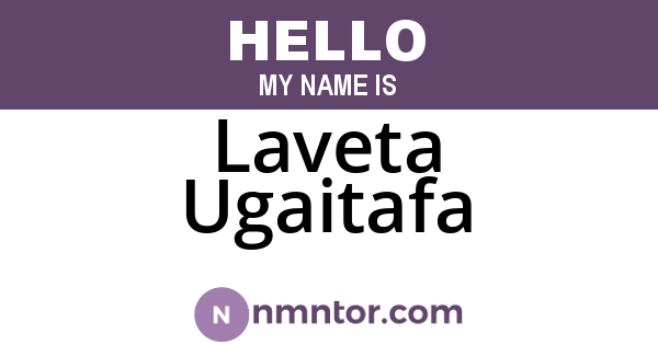 Laveta Ugaitafa