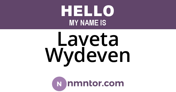Laveta Wydeven