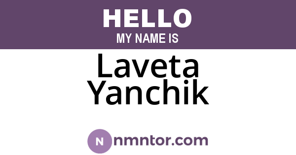 Laveta Yanchik
