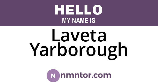 Laveta Yarborough
