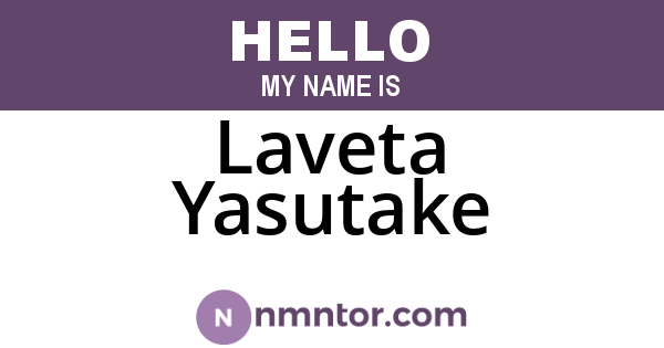 Laveta Yasutake