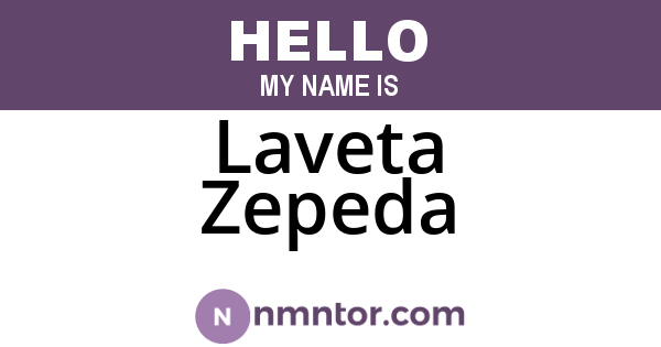 Laveta Zepeda