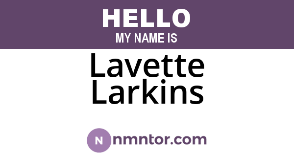 Lavette Larkins