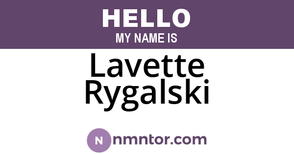 Lavette Rygalski