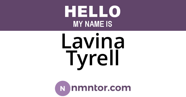 Lavina Tyrell