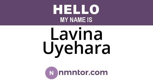 Lavina Uyehara