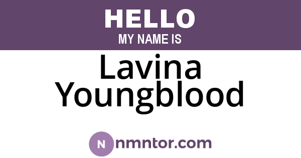 Lavina Youngblood
