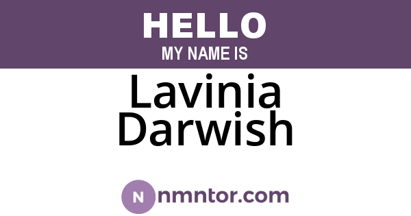 Lavinia Darwish