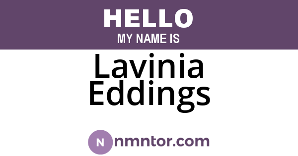 Lavinia Eddings