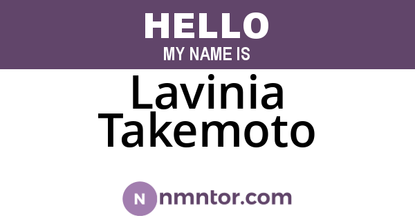 Lavinia Takemoto