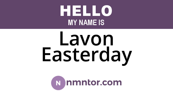 Lavon Easterday