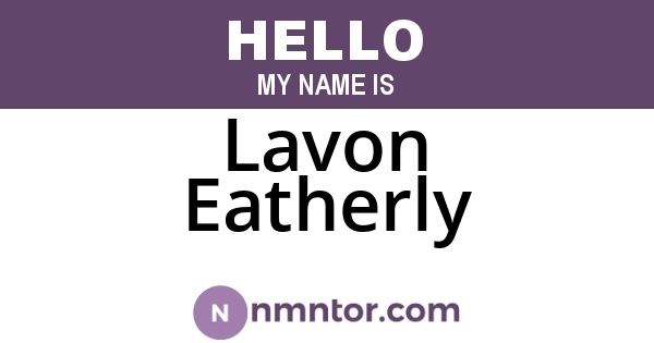 Lavon Eatherly