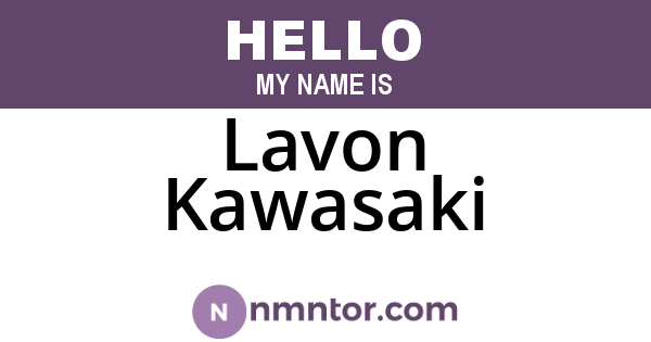 Lavon Kawasaki