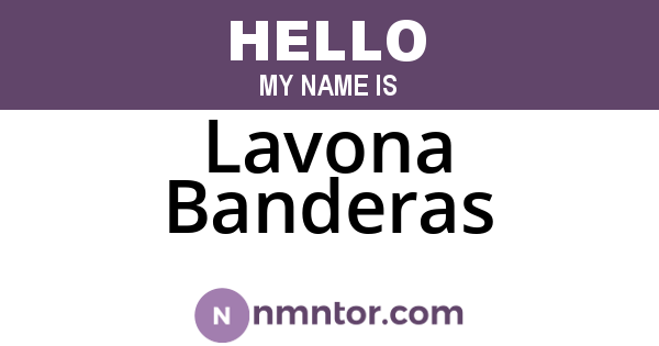 Lavona Banderas