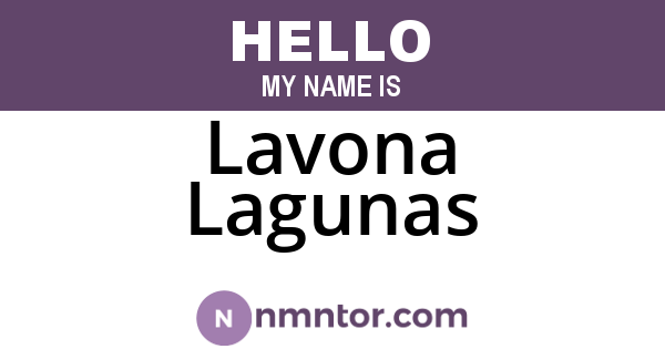 Lavona Lagunas