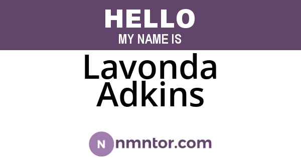 Lavonda Adkins
